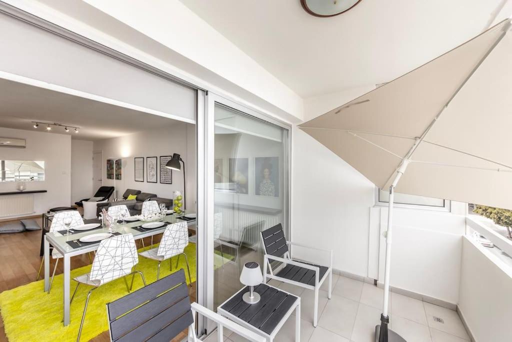 Luxurious Bright & Stylish 2Br With Office In Nicosia Apartment Bagian luar foto